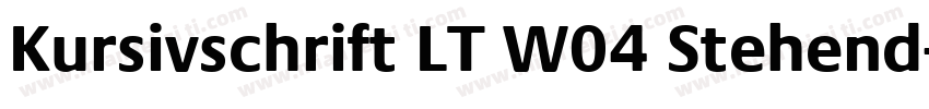Kursivschrift LT W04 Stehend字体转换